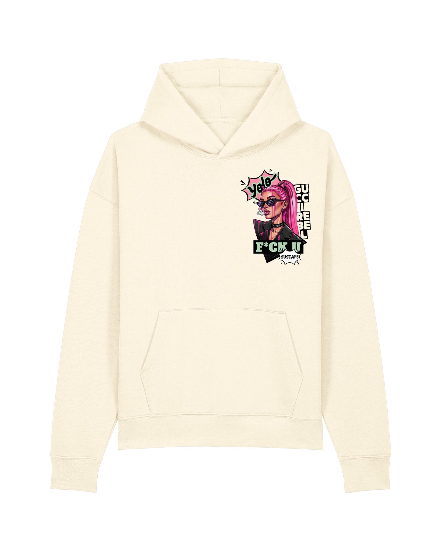 RELAXED HOODIE – GUCCI REBEL