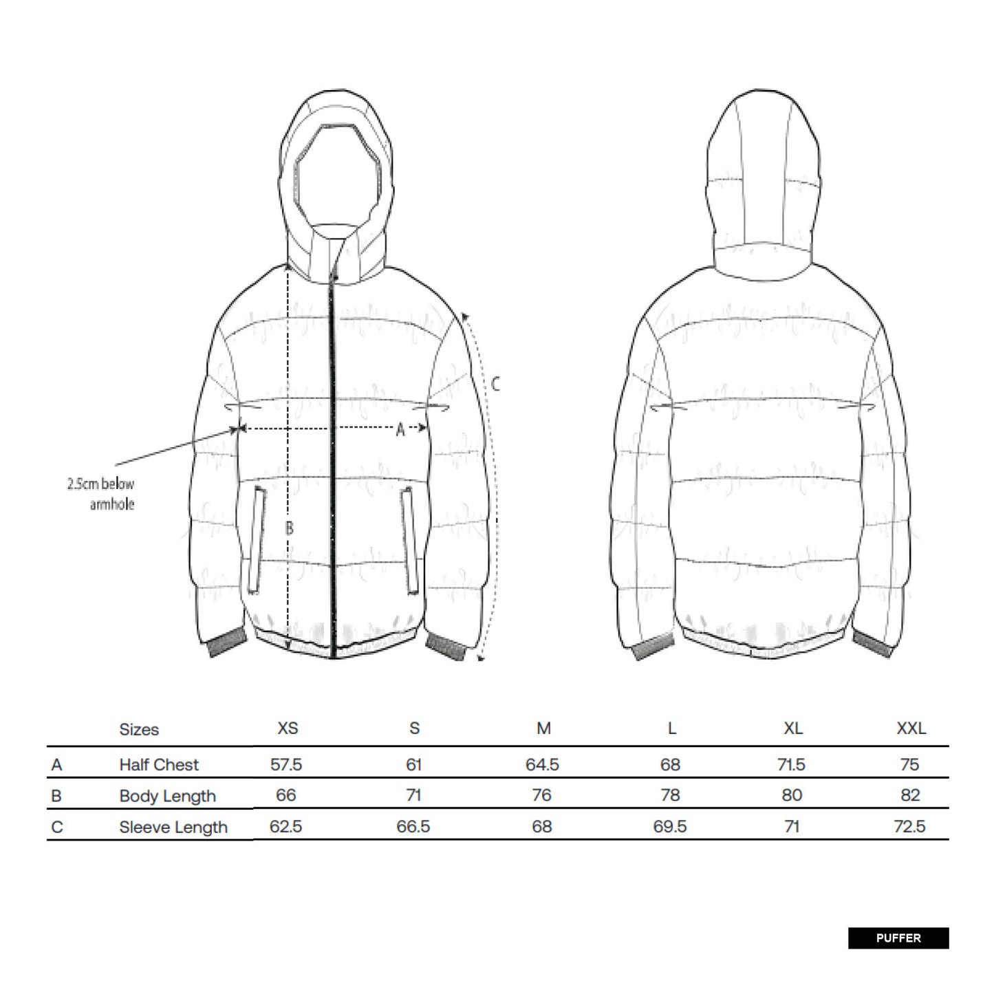 PUFFERJACKE – POSITIVE-NOW