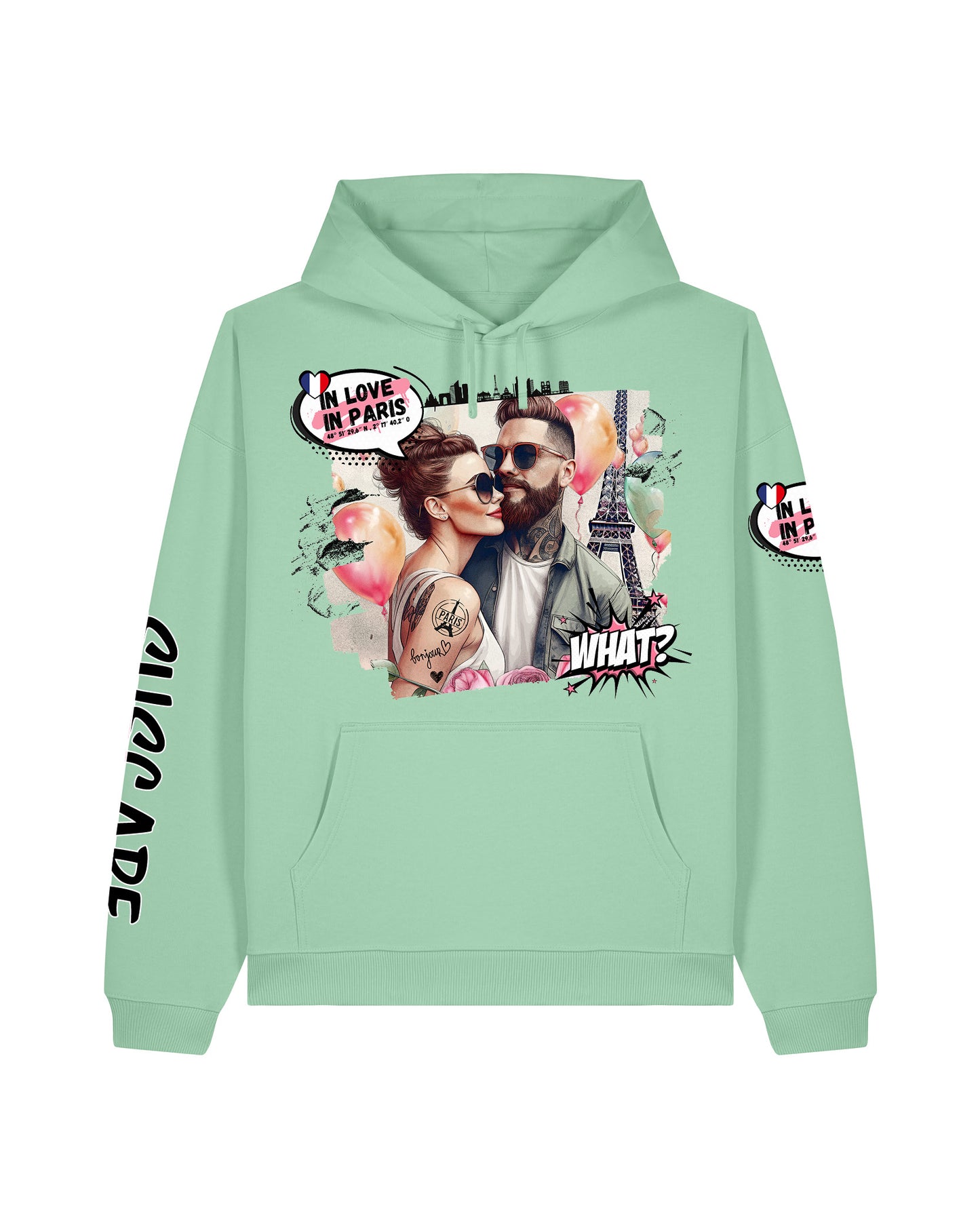 OVERSIZE HOODIE – IN LOVE IN PARIS