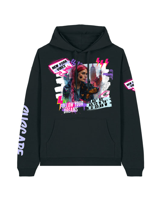 OVERSIZE HOODIE – NEW YORK VIBES